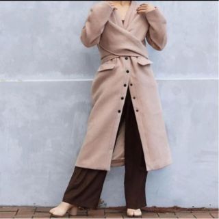 トゥデイフル(TODAYFUL)のaere design long coat ◎定価23,000円！(ロングコート)