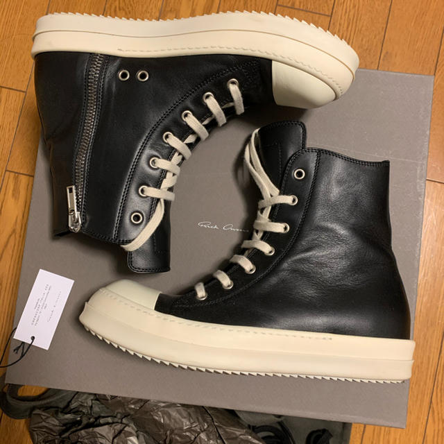 rick owens リックオウエンス ラモーンズ 40.5 美品 - スニーカー