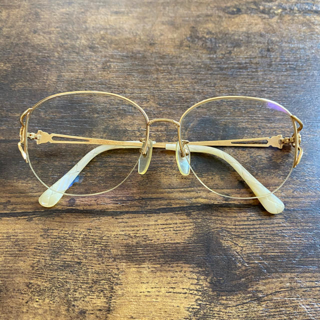 BURBERRY(バーバリー)のバーバリー　メガネフレーム18k レディースのファッション小物(サングラス/メガネ)の商品写真