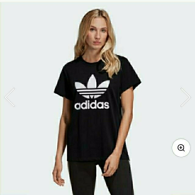 adidas(アディダス)の【ちびさま専用】アディダス　レディース　黒Tシャツ　S レディースのトップス(Tシャツ(半袖/袖なし))の商品写真