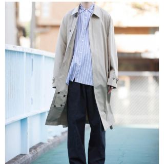 コモリ(COMOLI)の【stein】SLEEVE OVER FOUNDATION COAT(ステンカラーコート)