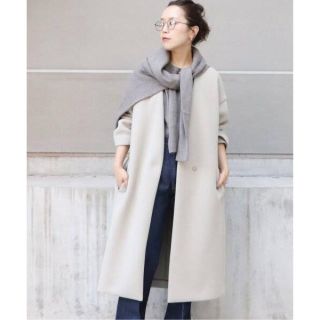 新垣結衣さん着用❤️完売品✨プラージュ スポンジリバーコート アイボリー 36