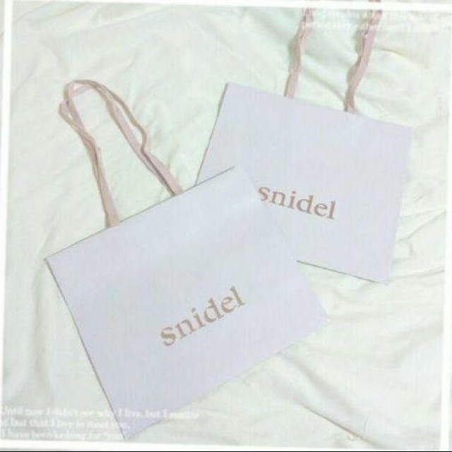 SNIDEL(スナイデル)のスナイデル❀ショップ袋2袋セット レディースのバッグ(ショップ袋)の商品写真