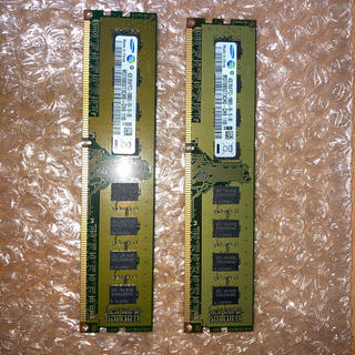サムスン(SAMSUNG)の中古PCメモリ　Samsung製　4GB×2枚 1333MHz(PCパーツ)