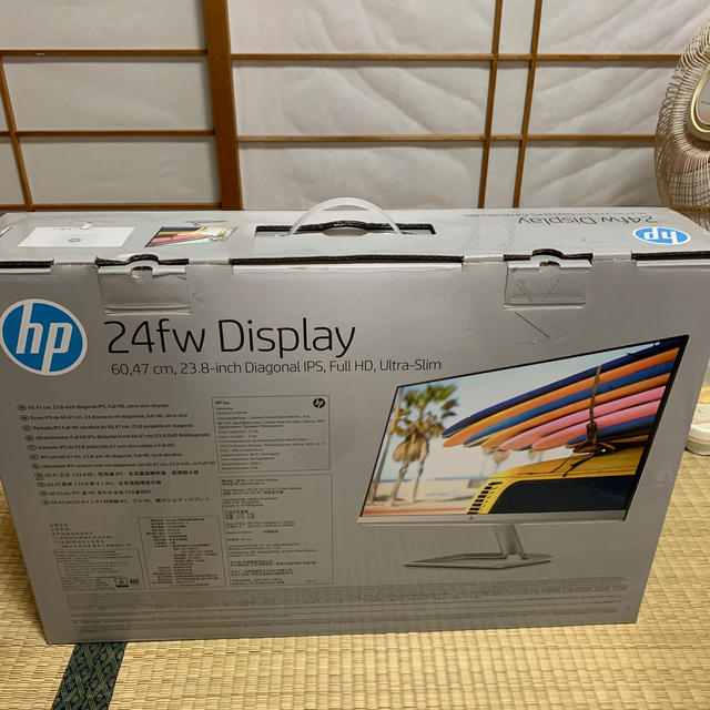 HPの23.8インチ ディスプレイ 24fw ホワイト