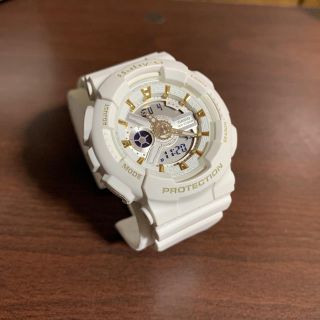 ベビージー(Baby-G)の［花様専用］CASIO Baby-G腕時計 ホワイト レディース (腕時計(デジタル))