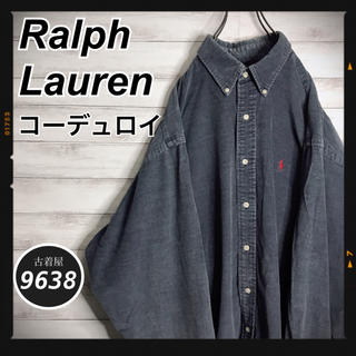 ラルフローレン(Ralph Lauren)の【激レア!!】ラルフローレン ✈︎コーデュロイシャツ グレー ゆるだぼ (シャツ)