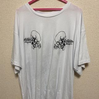 ジョンローレンスサリバン(JOHN LAWRENCE SULLIVAN)のikumi 刺繍オーバーtシャツ(Tシャツ/カットソー(半袖/袖なし))