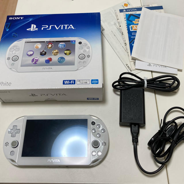 販売カスタムオーダー Vita PlayStation PCH-2000 白 Wi-Fi 携帯用ゲーム本体
