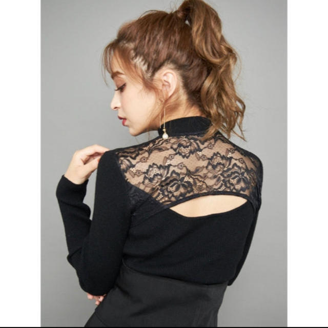 babaco レースニットトップス - redeentornotv.com.br