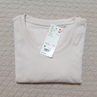 ユニクロ(UNIQLO)のコットンフライスクルーネックT (長袖)(Tシャツ(長袖/七分))