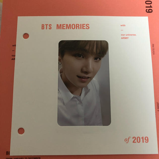 BTS memories of 2019 Blu-ray特典 トレカ ユンギ