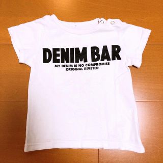 ベベ(BeBe)のDENIM BAR トップス(Ｔシャツ)