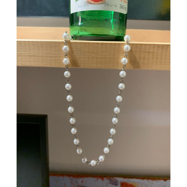 KAPITAL(キャピタル)のパールネックレス pearl necklace メンズのアクセサリー(ネックレス)の商品写真