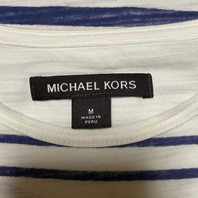 Michael Kors(マイケルコース)のMICHAEL KORS マイケルコース ボーダーTシャツ サイズM  メンズのトップス(Tシャツ/カットソー(半袖/袖なし))の商品写真