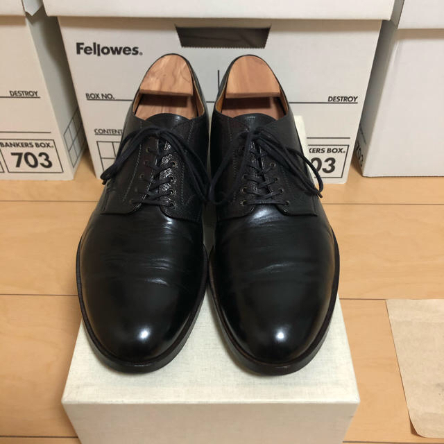 値下げ Forme フォルメ blucher plain toe  6.5  黒