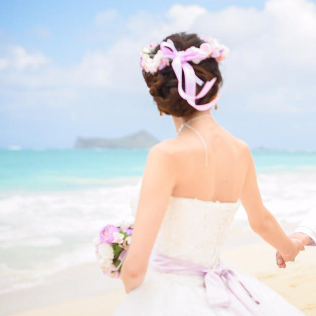 ウエディング 結婚式 花冠 ブーケ ブートニア サッシュベルト - ブーケ