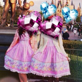 ボディライン(BODYLINE)のロリータワンピ♡ピンクユニコーン柄♡(ひざ丈ワンピース)
