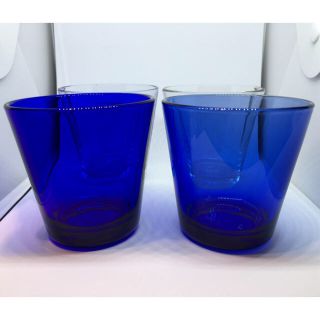 イッタラIittala　カルティオ　欧州限定品　ブルークリスタル4