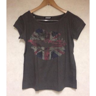 アナップ(ANAP)のANAP 国旗 LIP柄 Tシャツ(Tシャツ(半袖/袖なし))