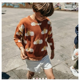新品タグ付き　tinycottons sleepy sun sweater(ニット)
