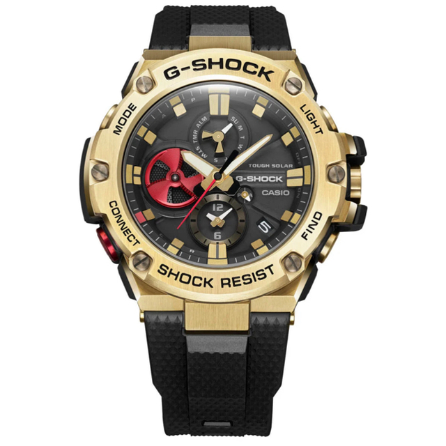 G-SHOCK(ジーショック)の【国内正規品】G-SHOCK Gショック 八村塁　GST-B100RH-1AJR メンズの時計(腕時計(デジタル))の商品写真