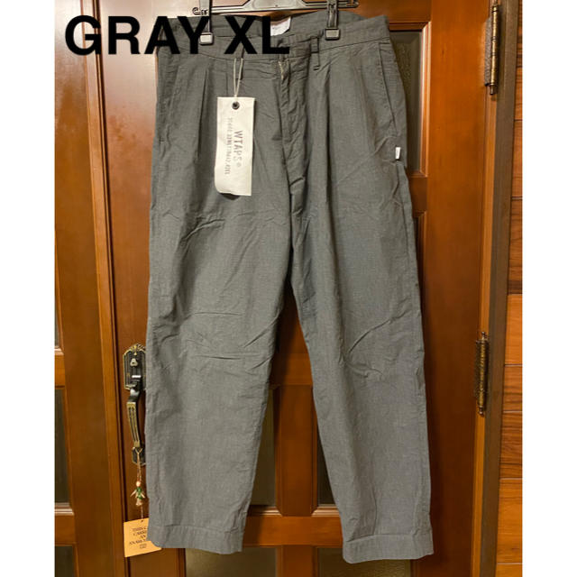 W)taps(ダブルタップス)のWTAPS 18aw TUCK TROUSERS GRAY XL 20aw メンズのパンツ(スラックス)の商品写真