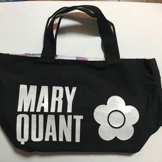 マリークワント(MARY QUANT)の新品黒☆マリークワントトートバック、ディジー＆ロゴ(トートバッグ)