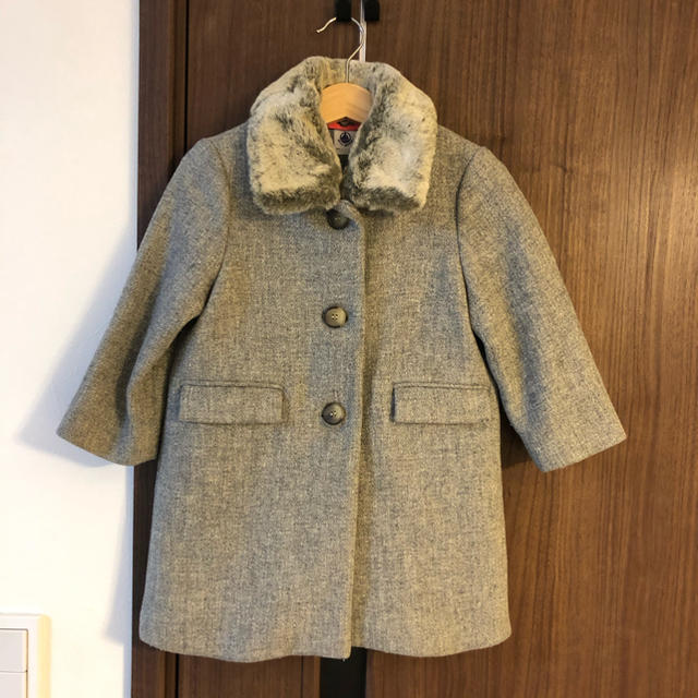 PETIT BATEAU(プチバトー)のプチバトー　コート　　3ans 94cm キッズ/ベビー/マタニティのキッズ服女の子用(90cm~)(コート)の商品写真