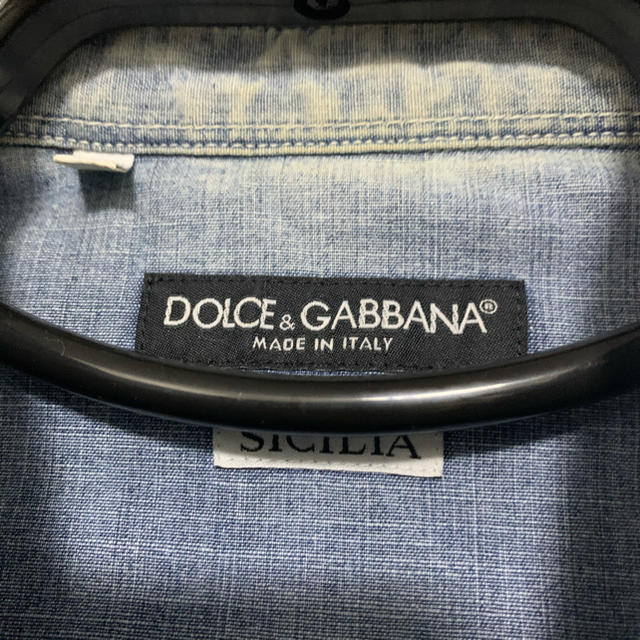 DOLCE&GABBANA(ドルチェアンドガッバーナ)のDOLCE&GABBANA デニムシャツ　ドルガバ　美品　M メンズのトップス(シャツ)の商品写真