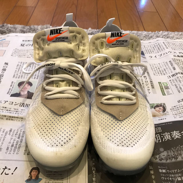 NIKE Off-white Vapor Max US9,5白　27,5cm