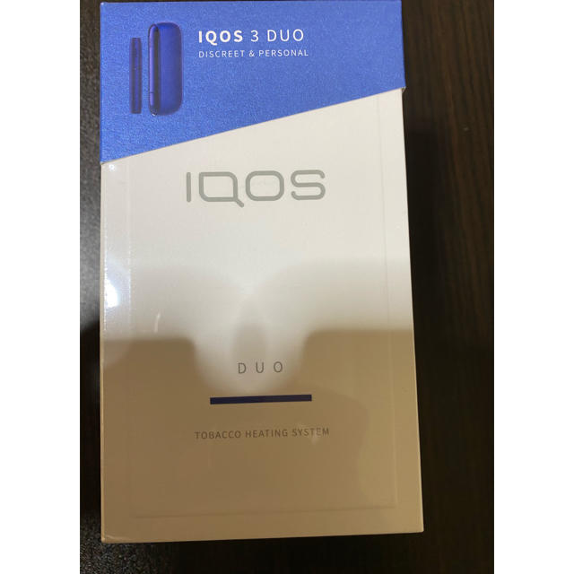 完成品 IQOS - iQOS 未登録　本体　キット　青 DUO アイコス3 【新品】IQOS3 タバコグッズ
