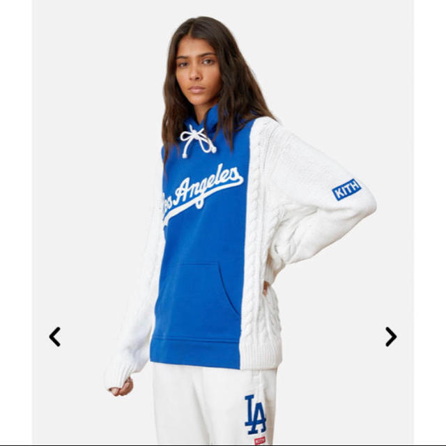 kith Dodgers MLB パーカー　Mサイズ メンズのトップス(パーカー)の商品写真