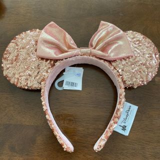 ディズニー(Disney)のSALE！香港ディズニー　ピンクゴールド　カチューシャ(キャラクターグッズ)