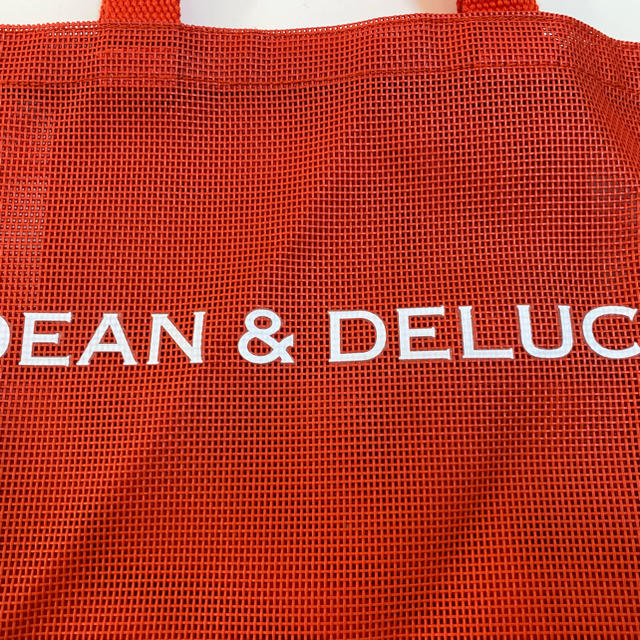 DEAN & DELUCA(ディーンアンドデルーカ)のDEAN&DELUCA  トートバッグS メッシュ赤 レディースのバッグ(エコバッグ)の商品写真