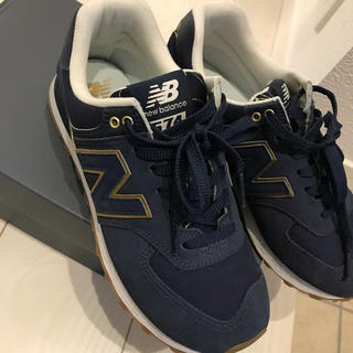 ニューバランス(New Balance)のニューバランス  レディース　ネイビー(スニーカー)