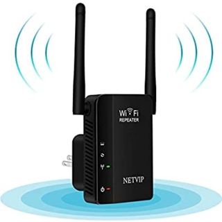 ☆☆NETVIP WiFi 中継器 無線LAN中継機 wifiブースタ 信号強化(PC周辺機器)