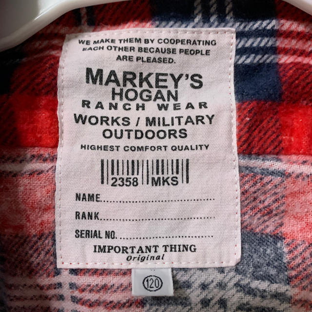 MARKEY'S(マーキーズ)のマーキーズ シャツ キッズ/ベビー/マタニティのキッズ服男の子用(90cm~)(Tシャツ/カットソー)の商品写真