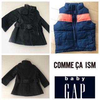 コムサイズム(COMME CA ISM)のコムサ&GAP アウター2点セット(コート)