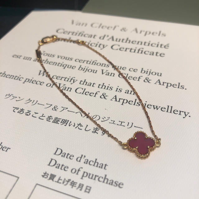 Van Cleef & Arpels(ヴァンクリーフアンドアーペル)のお値下げ⭐︎ヴァンクリーフ　スウィート アルハンブラ ブレスレット レディースのアクセサリー(ブレスレット/バングル)の商品写真