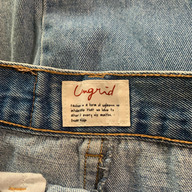 Ungrid(アングリッド)のUngrid リメイクデニムマキシスカート レディースのスカート(ロングスカート)の商品写真