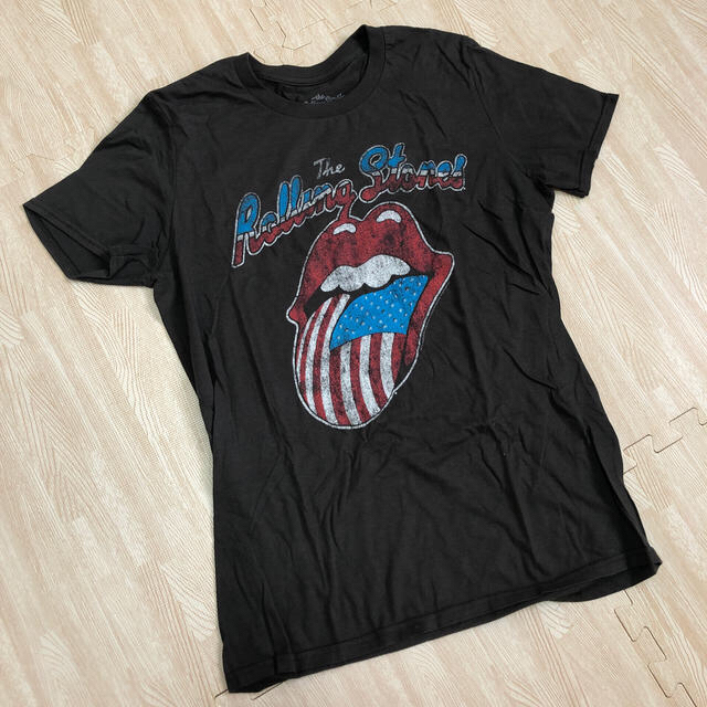 ローリングストーンズ Tシャツ Rolling Stones ロゴt チャコールの通販 By L Mama ラクマ