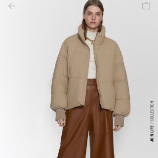 ザラ(ZARA)のZARA ザラ　オーバーサイズ　モカ　ベージュ(ブルゾン)