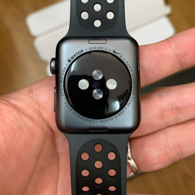 腕時計(デジタル)Apple Watch SERIES3 Nike 42mm GPS