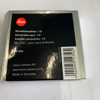 ライカ(LEICA)のLeica(ライカ) 視度補正レンズM -1.0dpt 14356(その他)