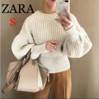 ザラ(ZARA)の新品❤️ZARA パフスリーブ仕様ニットセーターS todayful H&M(ニット/セーター)