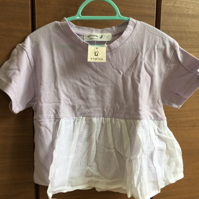 ZARA KIDS(ザラキッズ)の未使用　タグ付き　ペプラム　Tシャツ　トップス　最終価格 キッズ/ベビー/マタニティのベビー服(~85cm)(Ｔシャツ)の商品写真