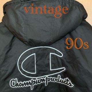 チャンピオン(Champion)の【レア】90s champion チャンピオン　ベンチコート　ビッグロゴ(その他)