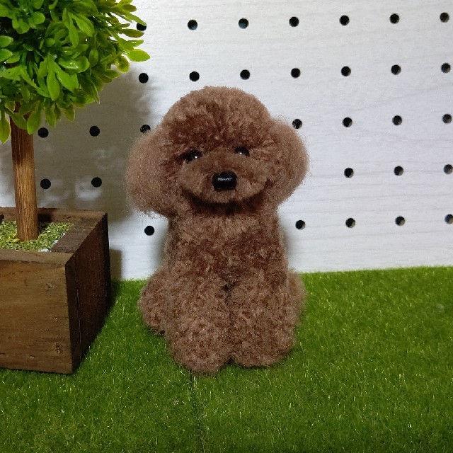 犬ぽんぽん　プードルハンドメイド