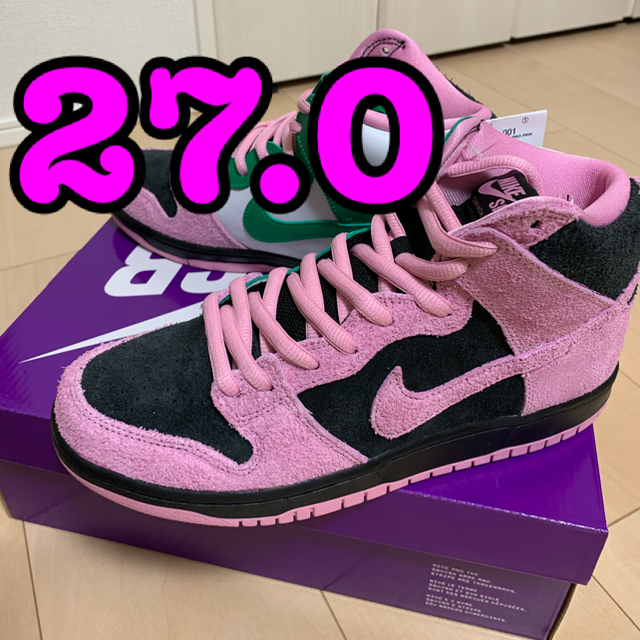 NIKE SB DUNK HIGH PRO PREMIUM 27.0靴/シューズ